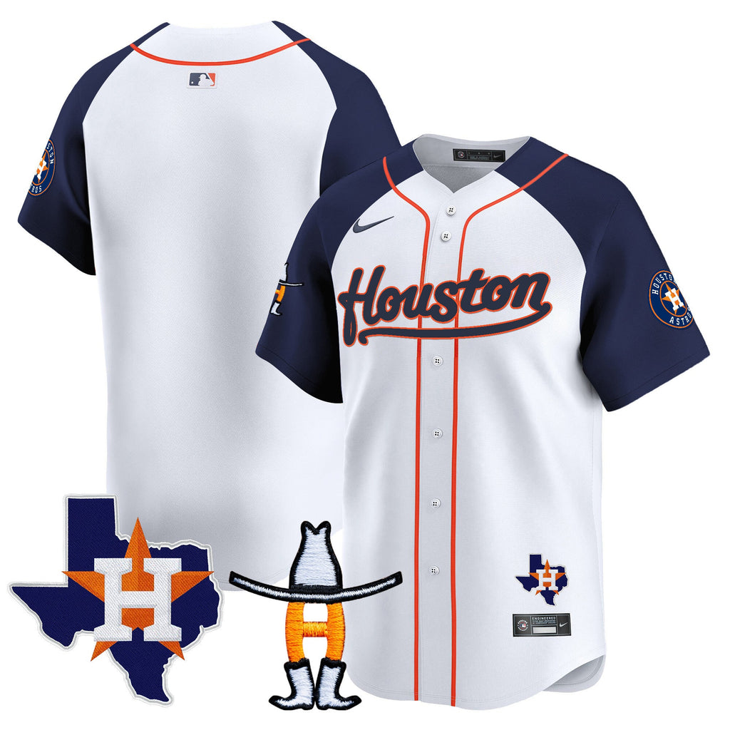 HAS Houston Rodeo Patch Vapor Premier Limited Jersey - All Stitched