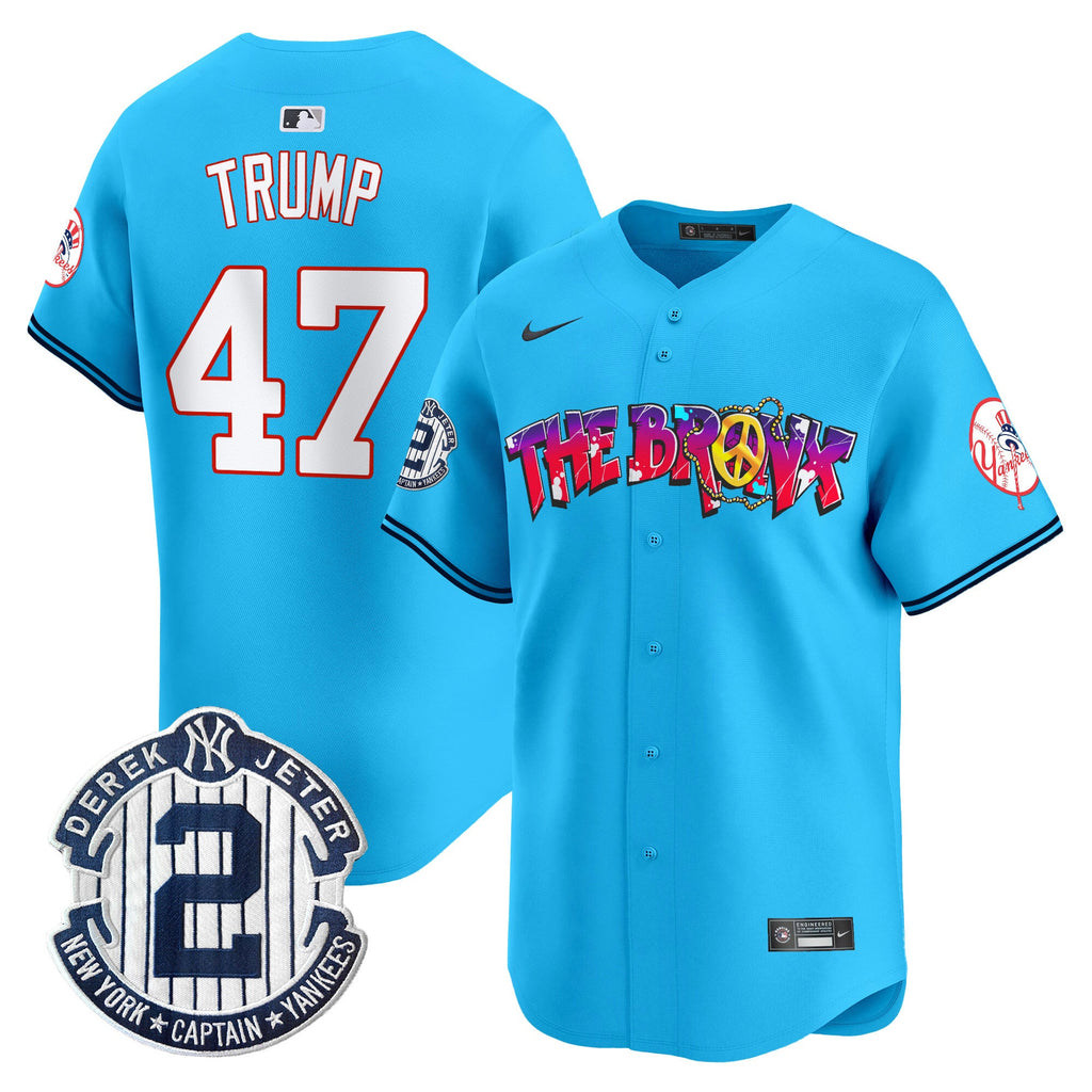 NYY The Bronx Graffiti Vapor Premier Limited Jersey V7 - All Stitched