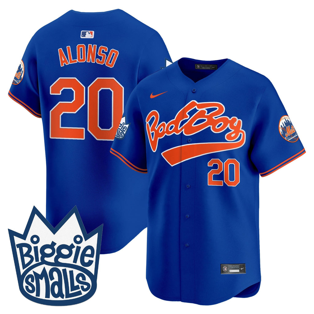 Mets Biggie Smalls Vapor Premier Limited Jersey - All Stitched