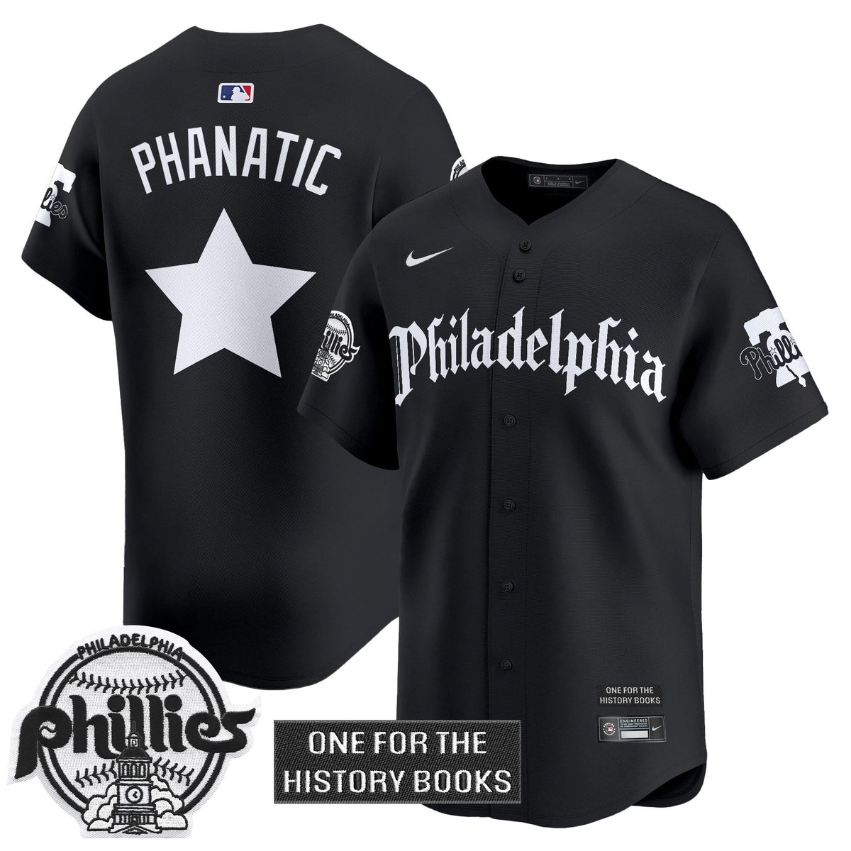 Phillies 'Retro Newspaper Edition' Vapor Premier Limited Men Jersey - All Stitched