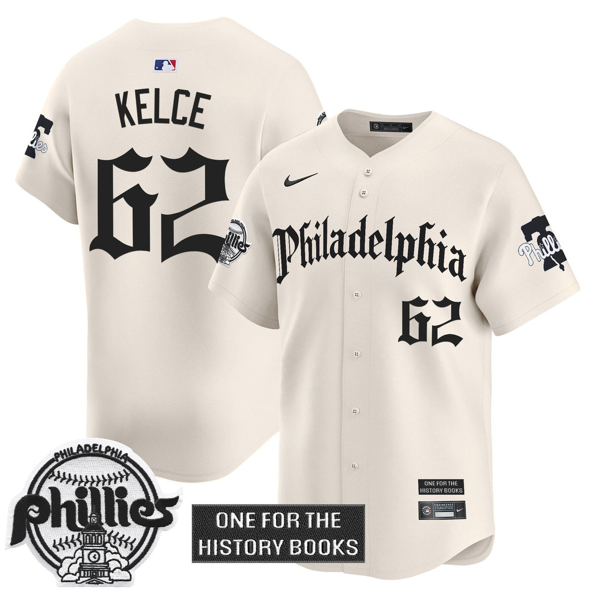 Phillies 'Retro Newspaper Edition' Vapor Premier Limited Jersey - All Stitched
