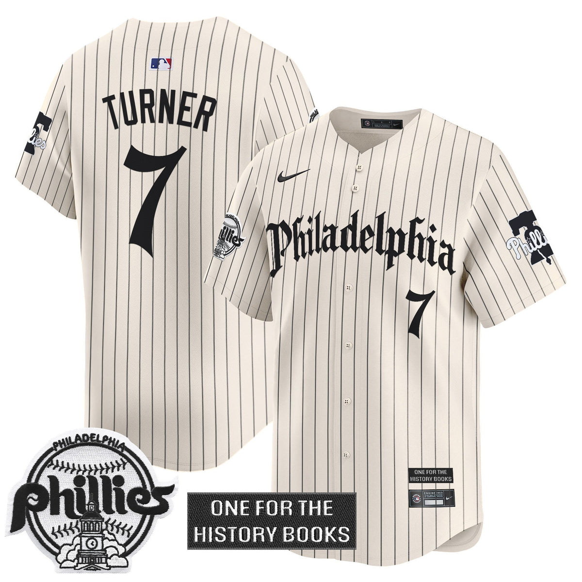 Phillies 'Retro Newspaper Edition' Vapor Premier Limited Jersey - All Stitched