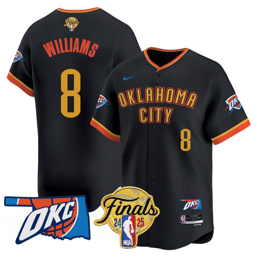 OKC Baseball Men Jersey - Final Patch - All Stitched