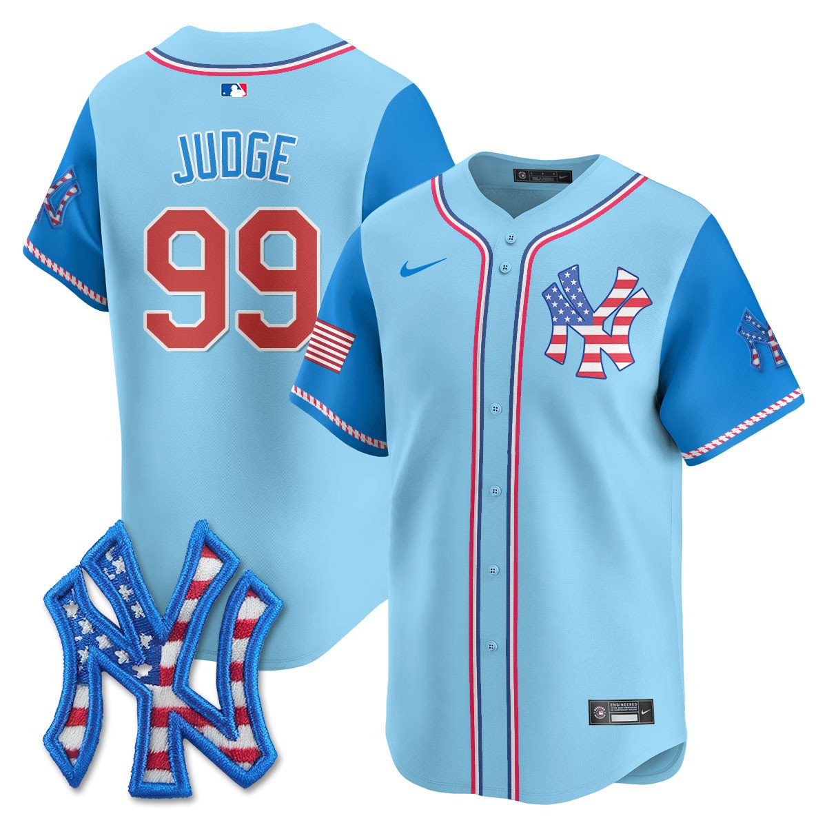 NYY 2026 Fourth of July Men Jersey - All Stitched