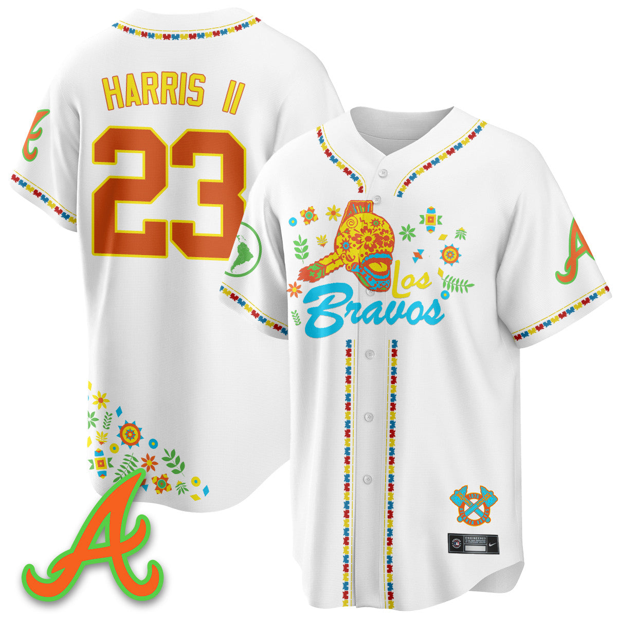 ATL 2025 "Los Bravos" Jersey V2 - All Stitched