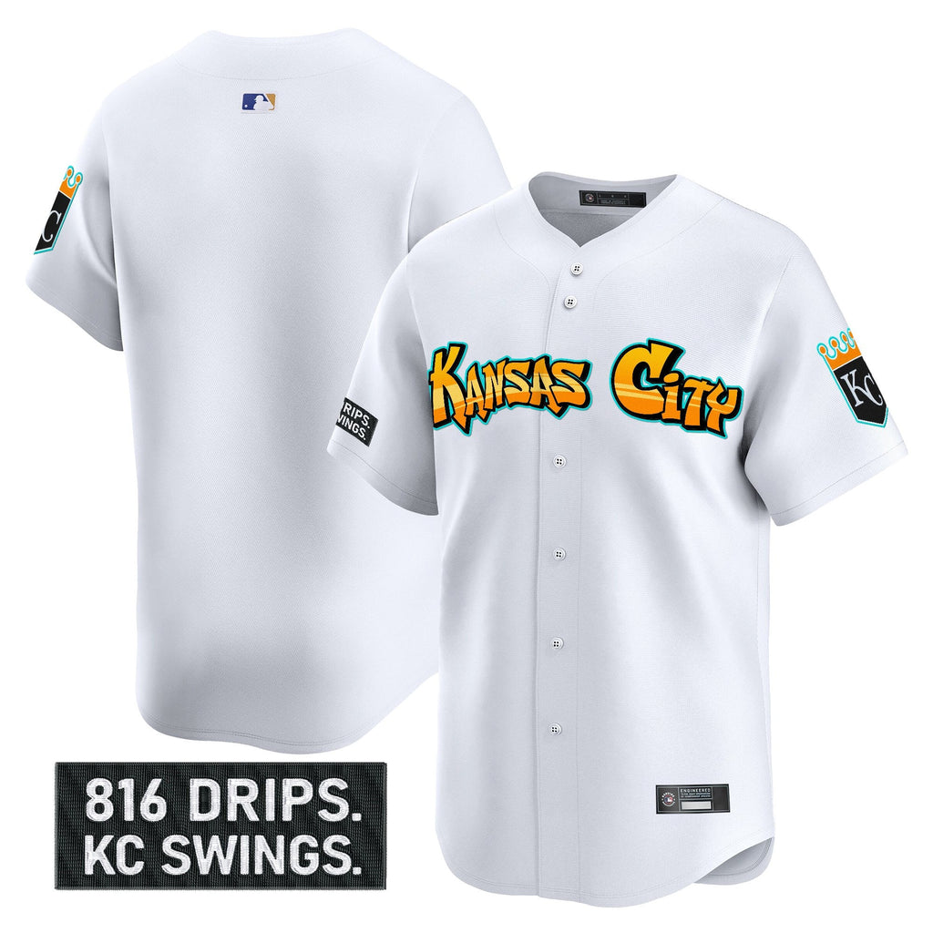KC 'Graffiti Crown Drop Edition' Vapor Premier Limited Jersey - All Stitched