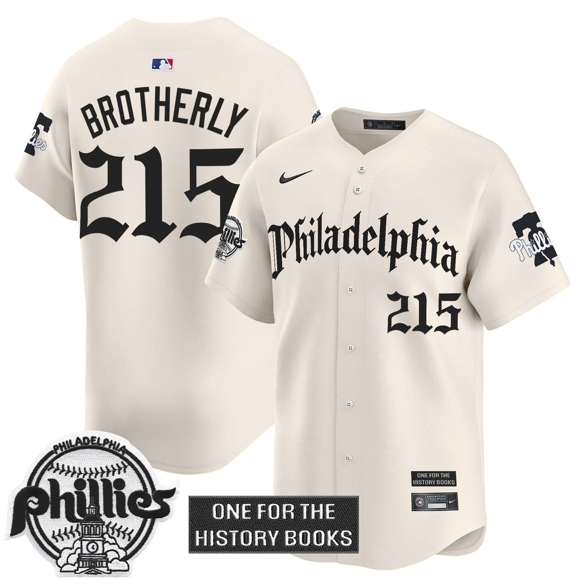 Phillies 'Retro Newspaper Edition' Vapor Premier Limited Jersey - All Stitched