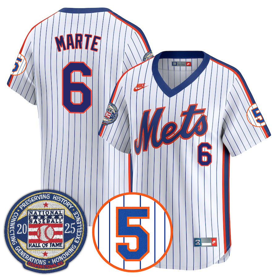 NYM Number Retirement & Hall of Fame Gold Jersey - All Stitched