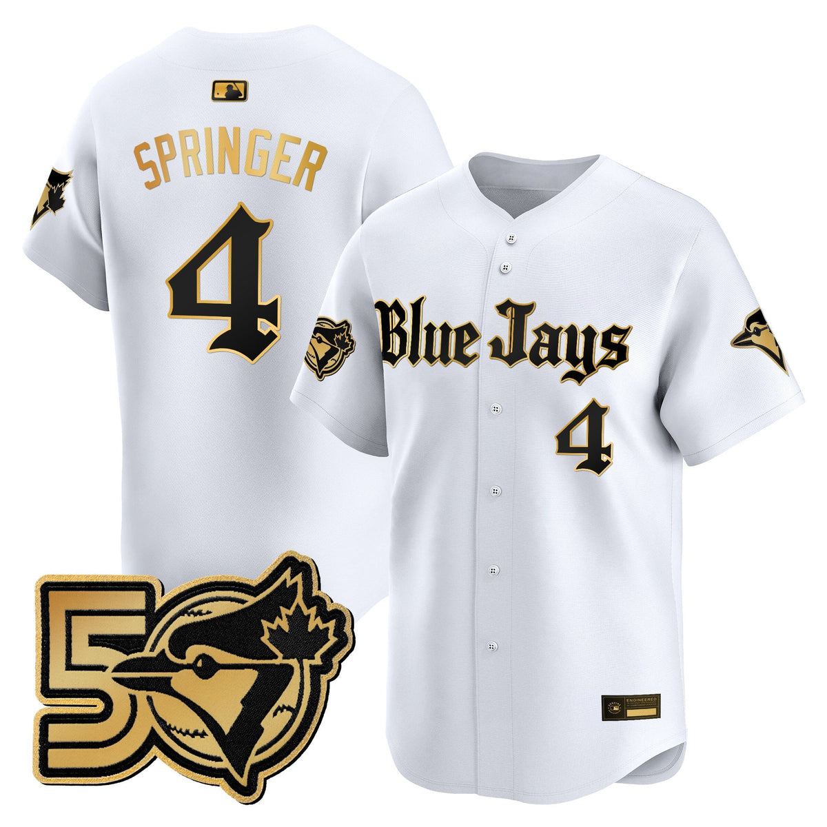 TOR 50 Seasons Patch Vapor Premier Limited Jersey - Gothic North Edition - All Stitched