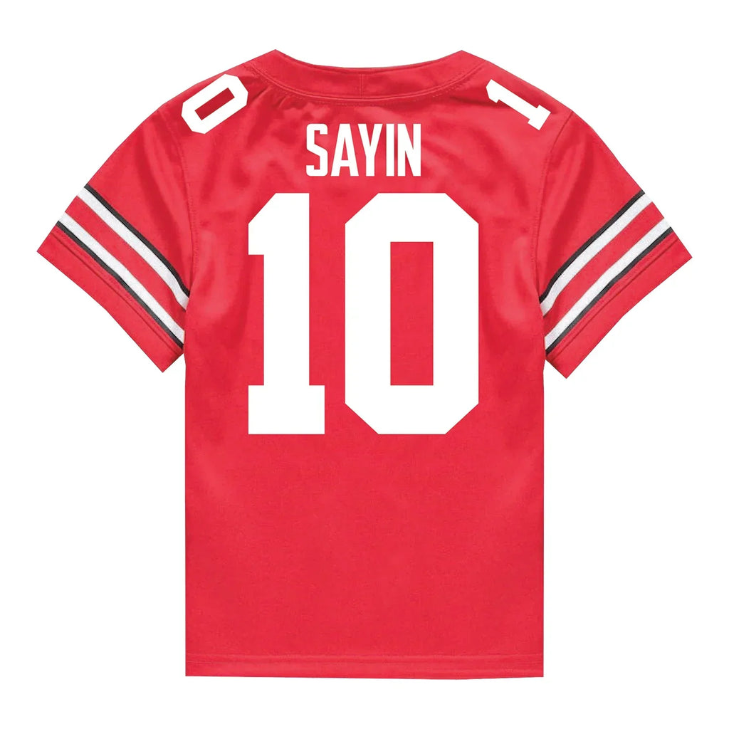 Julian Sayin Ohio State Buckeyes Jersey – Red