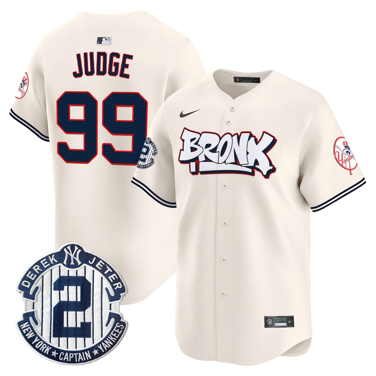 NYY The Bronx Graffiti Vapor Premier Limited Jersey V4 - All Stitched