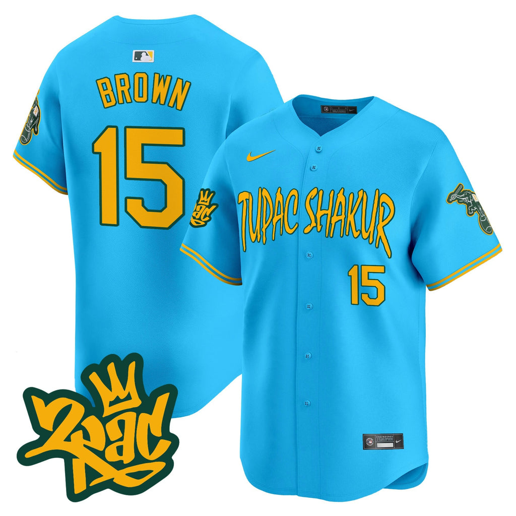 OAK Tupac Shakur Vapor Premier Limited Jersey - All Stitched