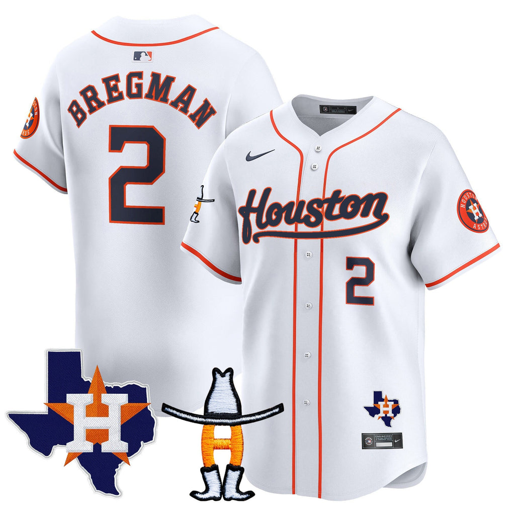 HAS Houston Rodeo Patch Vapor Premier Limited Jersey - All Stitched