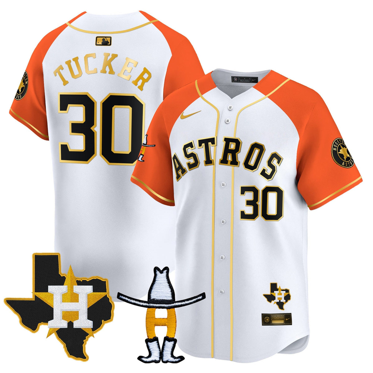HAS Houston Rodeo Patch Vapor Premier Limited Jersey V2 - All Stitched