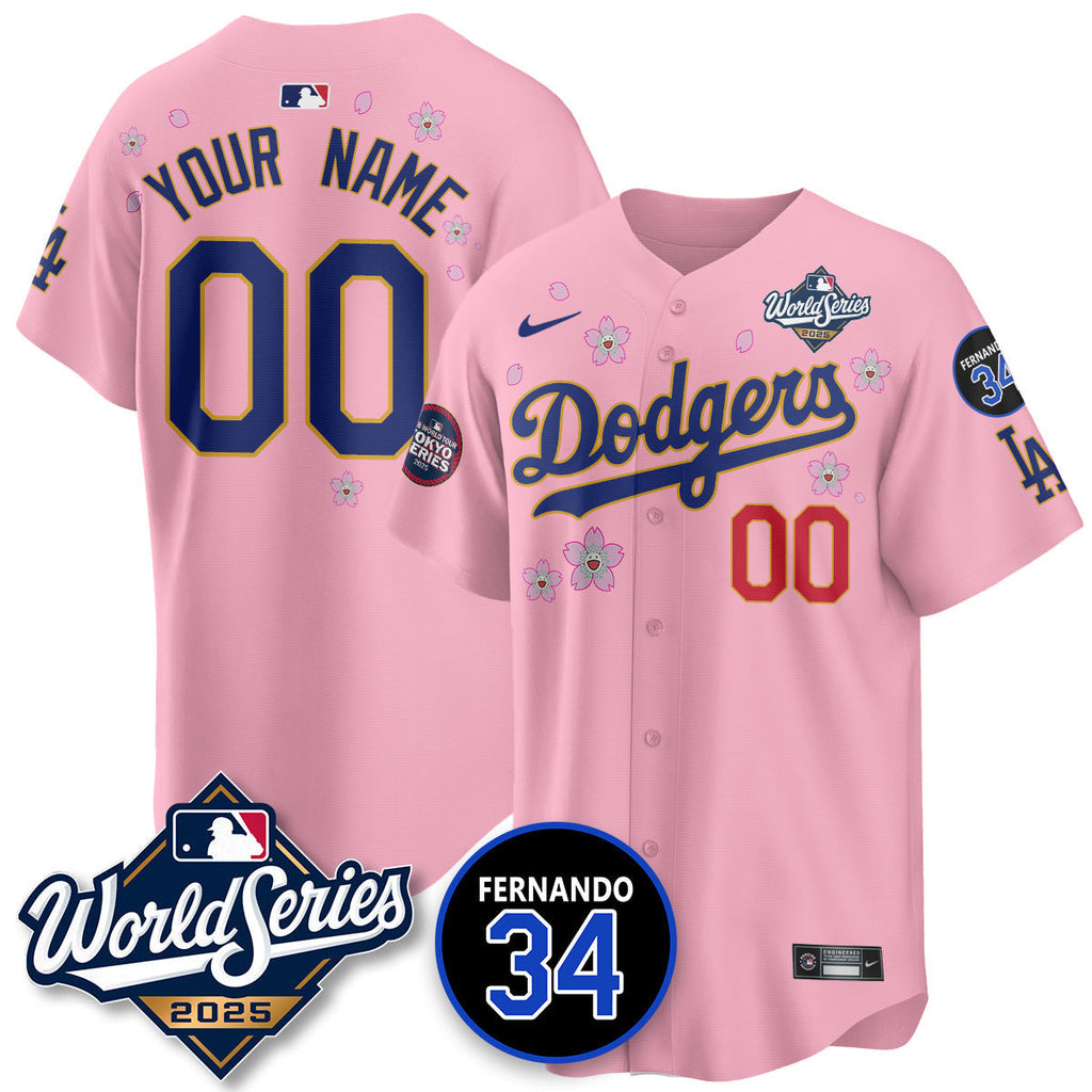 LAD Tokyo Series 2025 NL Champions Jersey - All Stitched